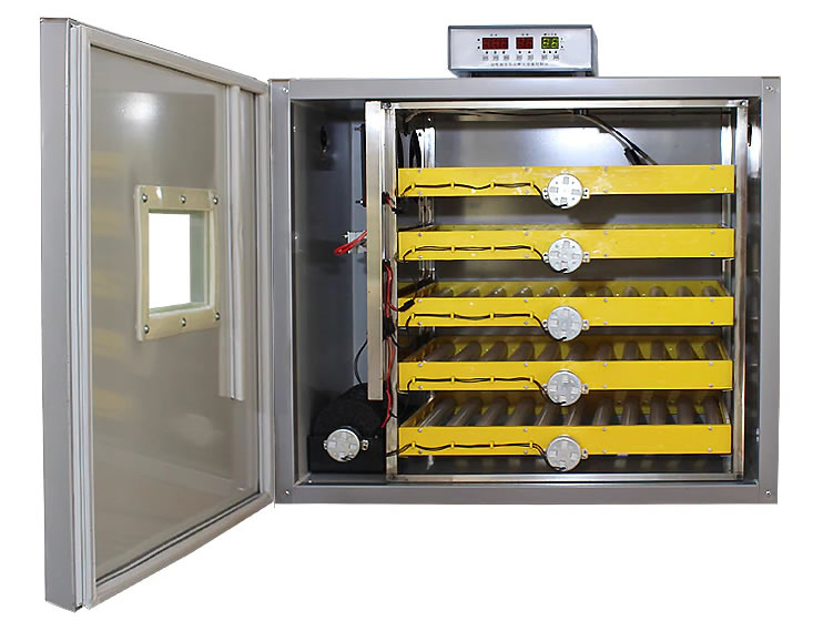 300 egg automatic setter and hatcher with roller trays