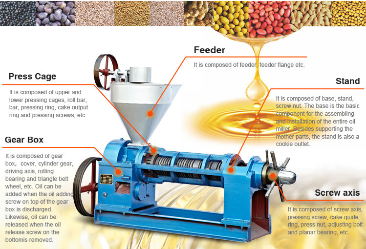 Oil extractor seed crusher Sa RSA South Africa